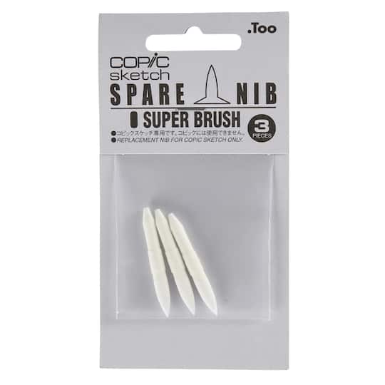 6 Packs: 3 ct. (18 total) Copic&#xAE; Sketch &#x26; Ciao Super Brush Nibs
